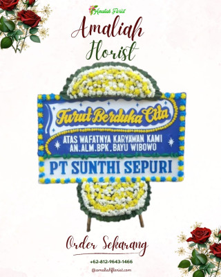 Papan Bunga Duka di Rejasari