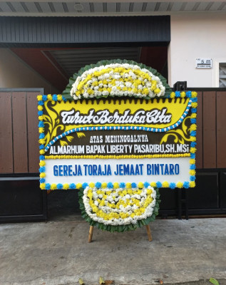 Papan Bunga Duka di Rejasari