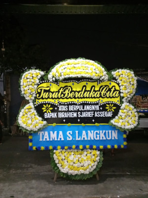 Papan Bunga Duka di Rejasari