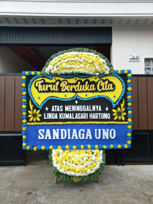 Papan Bunga Duka di Rejasari